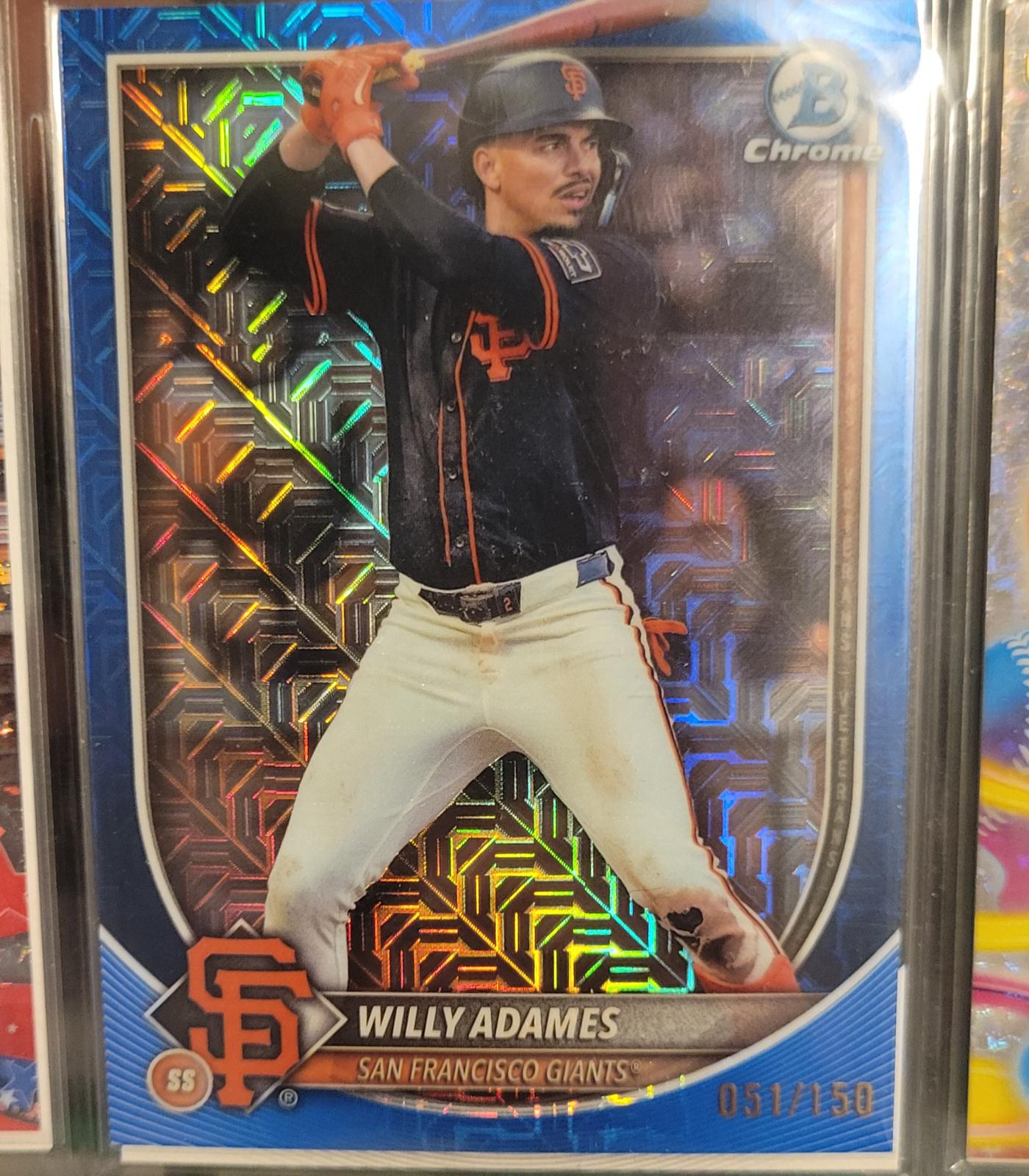 Willy Adames [Blue Refractor] #14