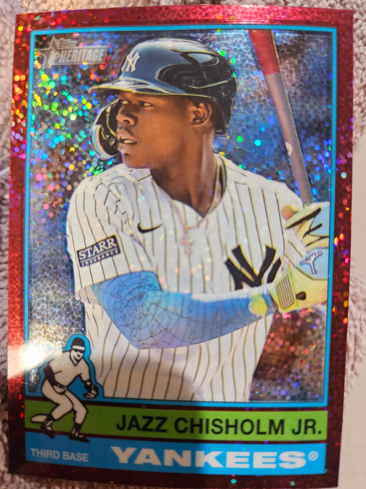 Jazz Chisholm Jr. [Burgundy Sparkle] #33