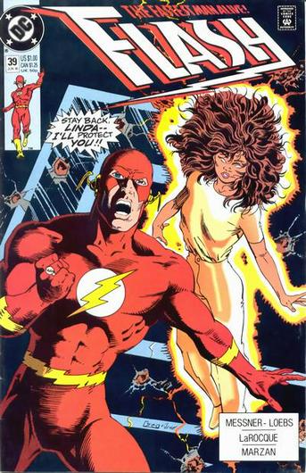 Flash #39 (1990) Cover Art