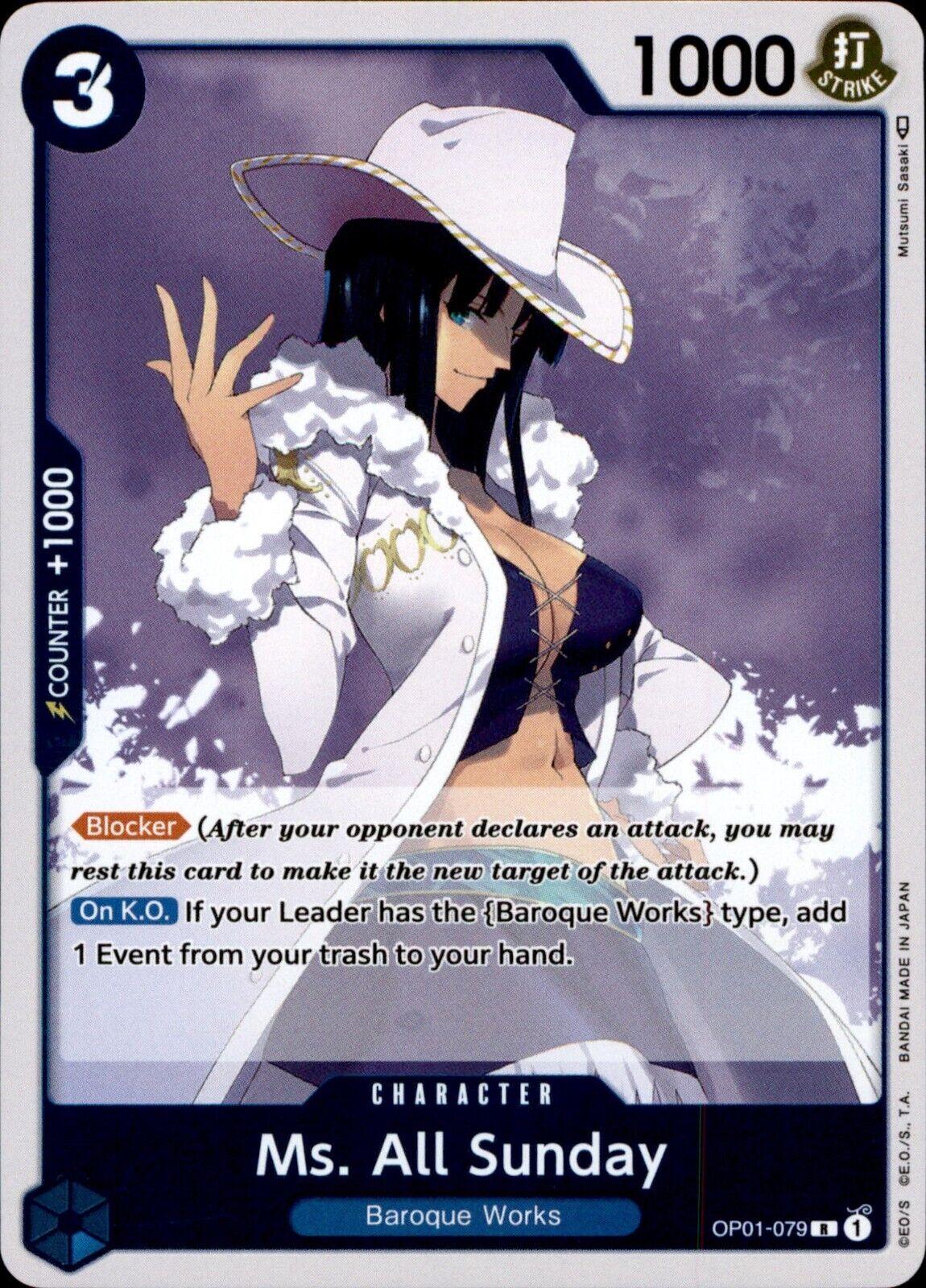 Ms. All Sunday OP01-079 One Piece Romance Dawn