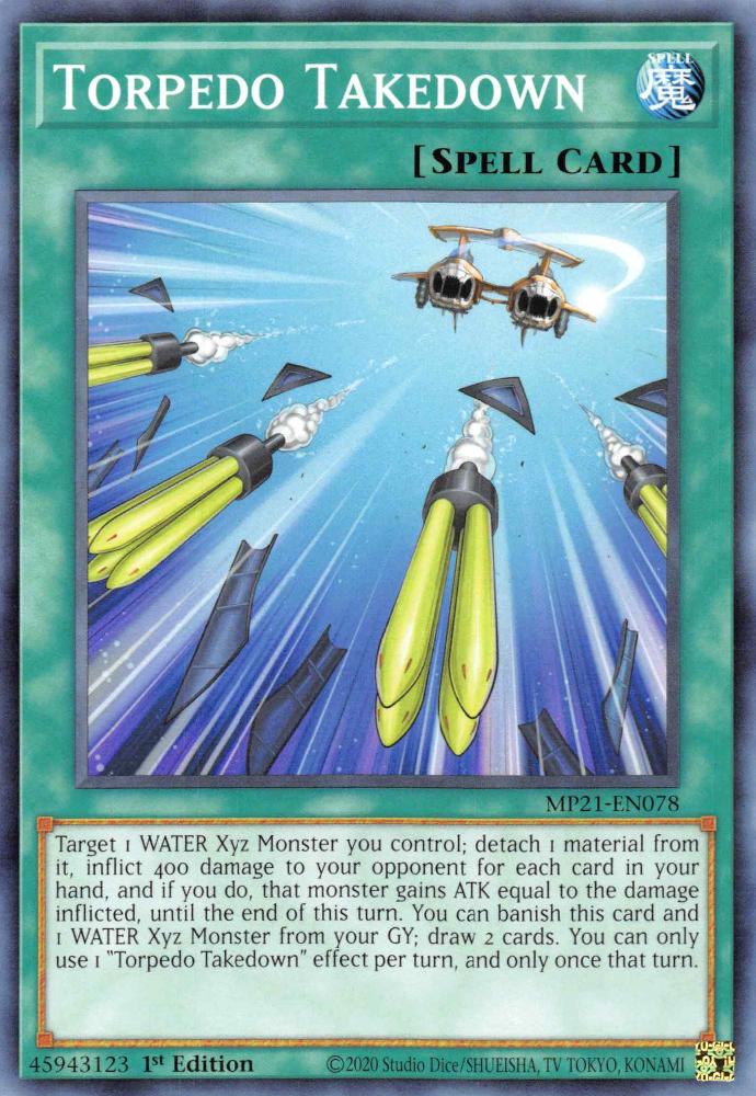 Torpedo Takedown MP21-EN078 YuGiOh 2021 Tin of Ancient Battles Mega Pack