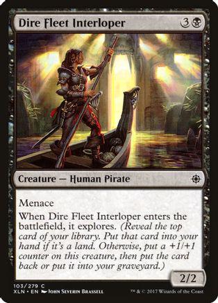 Dire Fleet Interloper #103 Magic Ixalan