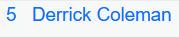 Derrick Coleman
