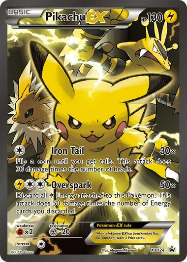 Pikachu EX #XY124 Cover Art
