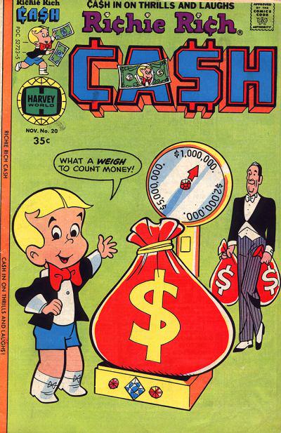 Richie Rich Cash #20 (1977) Comic Books Richie Rich Cash