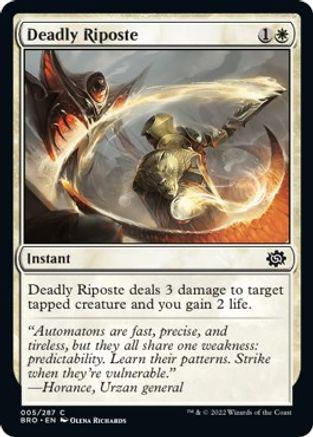Deadly Riposte #5 Magic Brother's War