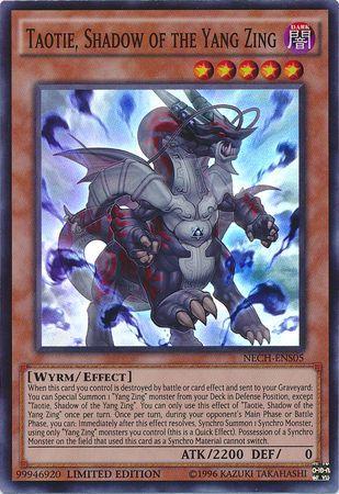Taotie, Shadow of the Yang Zing NECH-ENS05 YuGiOh The New Challengers Super Edition