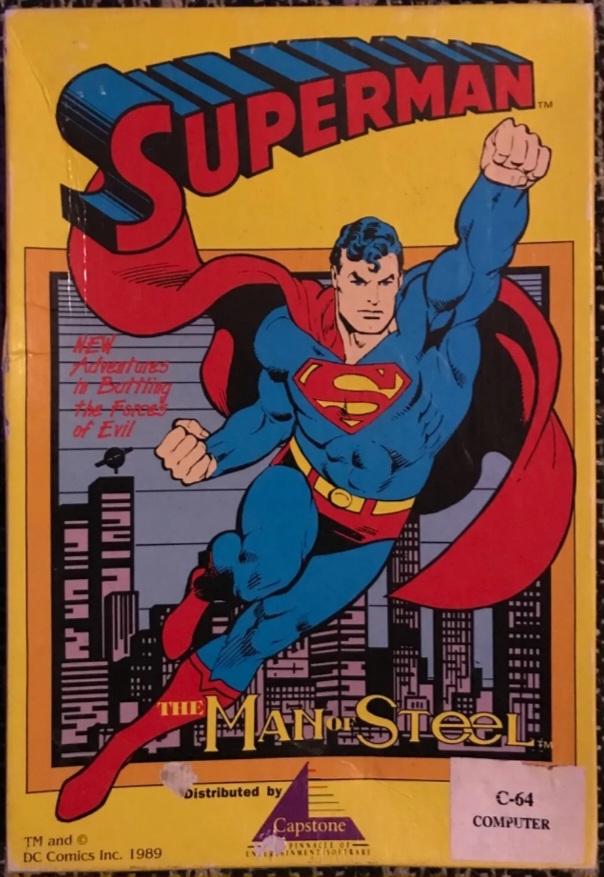 Superman Man of Steel Commodore 64
