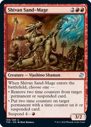 Shivan Sand-Mage Magic Time Spiral Remastered
