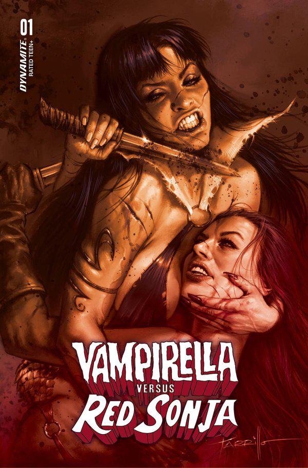 Vampirella vs. Red Sonja [Parillo Tint] #1 (2022) Comic Books Vampirella vs. Red Sonja