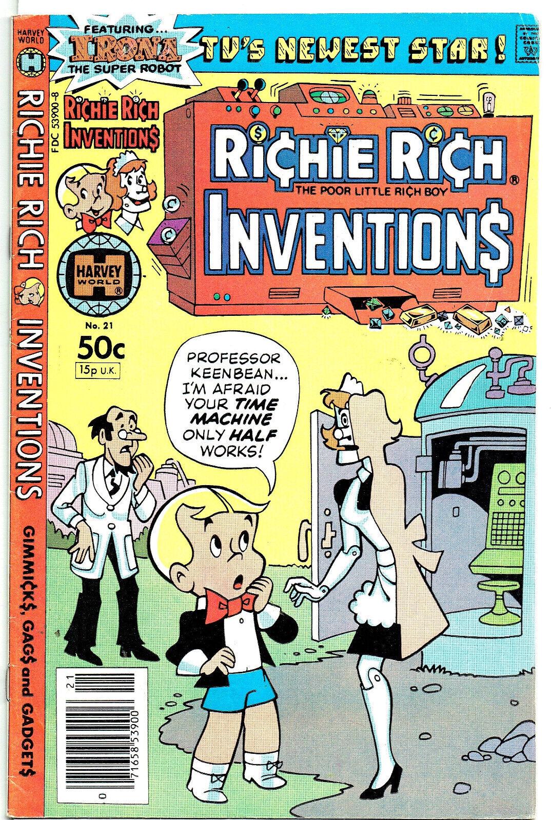 Richie Rich Inventions #21 (1981) Comic Books Richie Rich Inventions