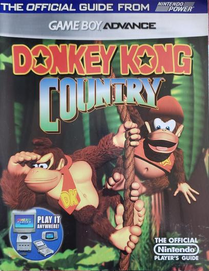 Donkey Kong Country Gameboy Advance Player's Guide Cover Art