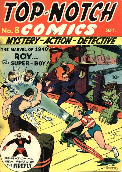 Top Notch Comics #8 (1940) Comic Books Top Notch Comics