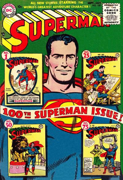 Superman #100 (1955) Comic Books Superman