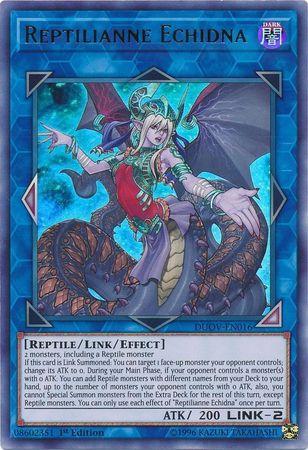 Reptilianne Echidna DUOV-EN016 YuGiOh Duel Overload
