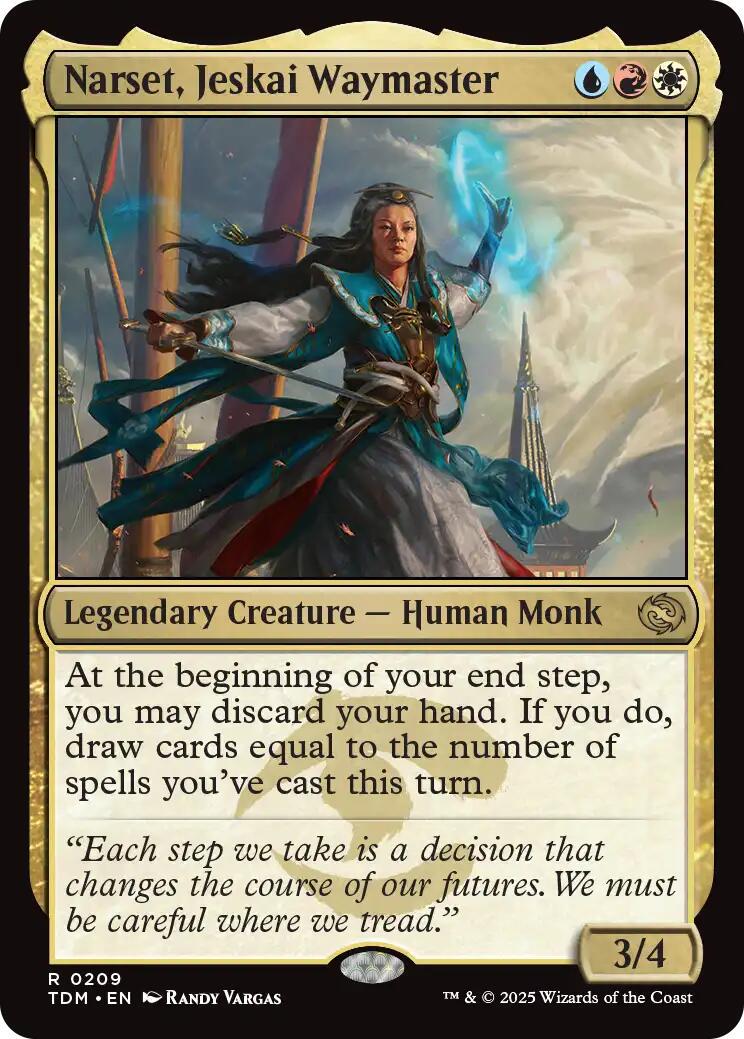 Narset, Jeskai Waymaster #209 Magic Tarkir: Dragonstorm