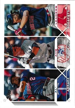 Luis Arraez, Aaron Judge, Xander Bogaerts #289 Baseball Cards 2023 Topps