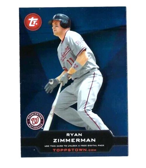 Ryan Zimmerman #TT-18 Baseball Cards 2011 Topps Toppstown