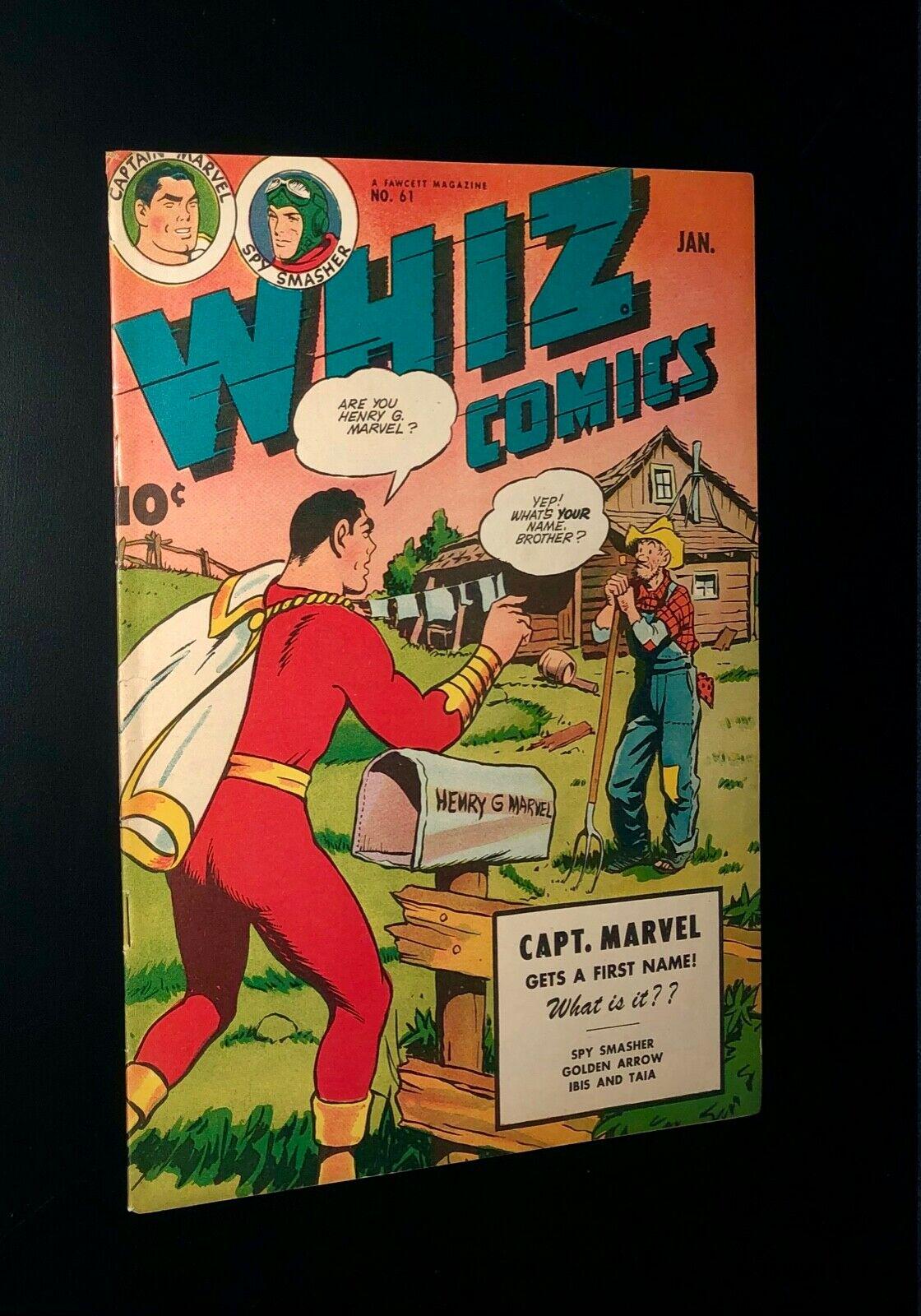 Whiz Comics #61 (1945) Comic Books Whiz Comics