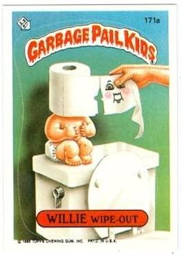WILLIE Wipe-Out #171a 1986 Garbage Pail Kids