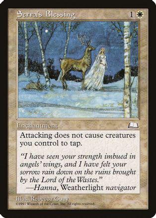 Serra's Blessing Magic Weatherlight