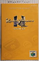 Manual  | Killer Instinct Gold Nintendo 64
