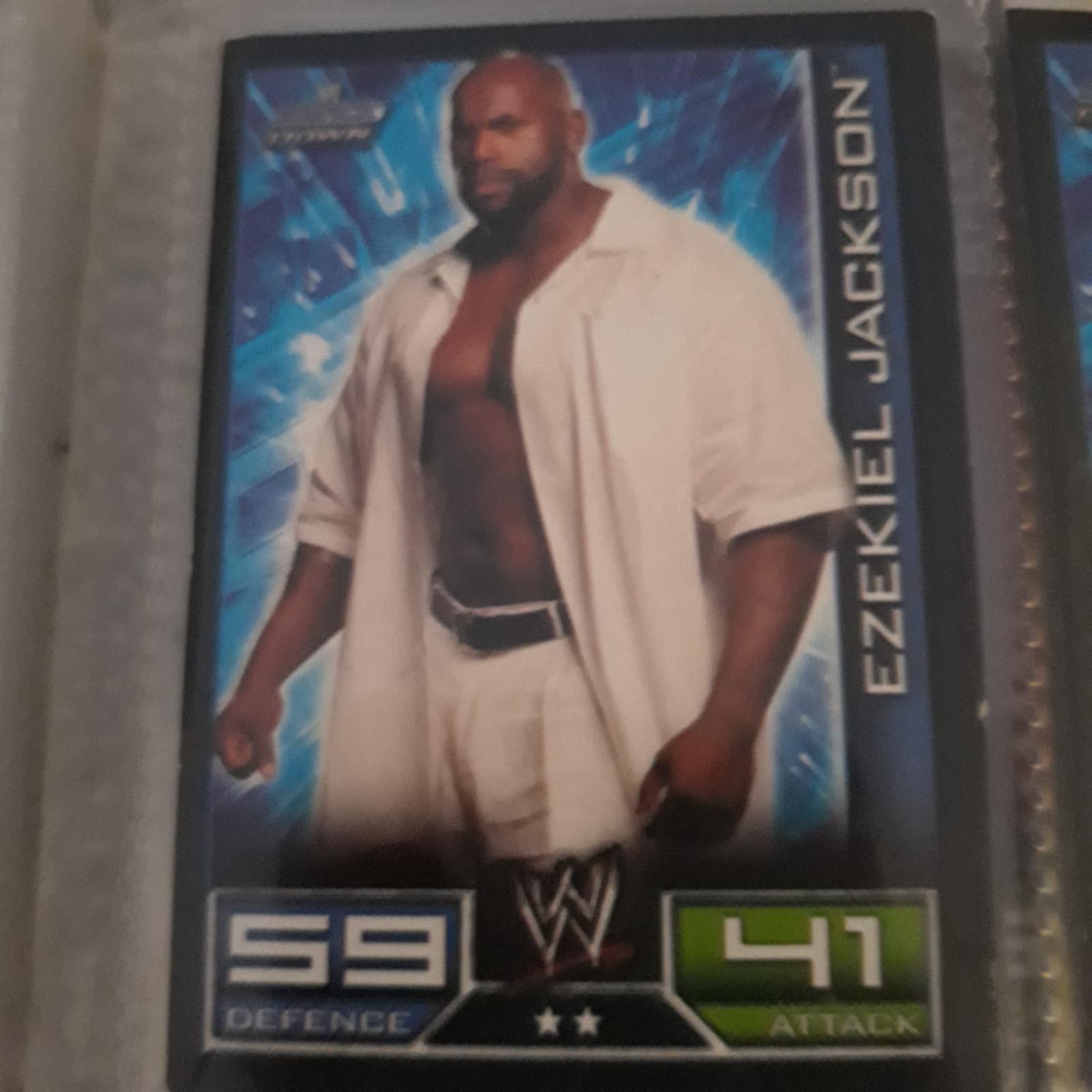 Ezekiel Jackson Wrestling Cards 2008 Topps WWE Slam Attax