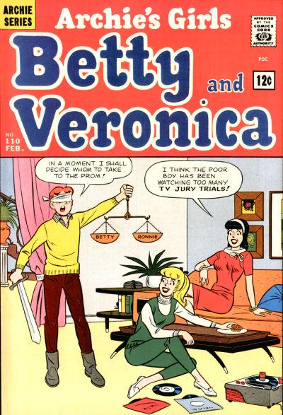 Archie's Girls Betty and Veronica #110 (1965) Comic Books Archie's Girls Betty and Veronica