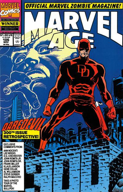 Marvel Age #106 (1991) Comic Books Marvel Age