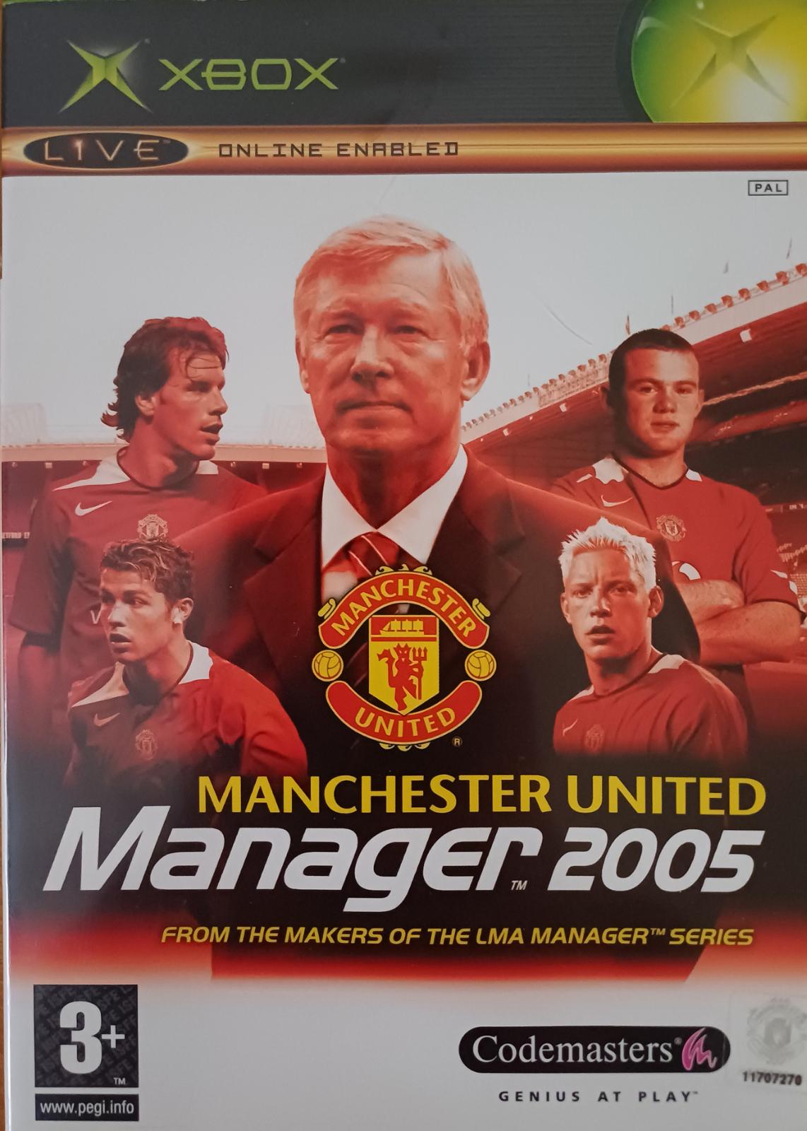 Manchester United Manager 2005 PAL Xbox