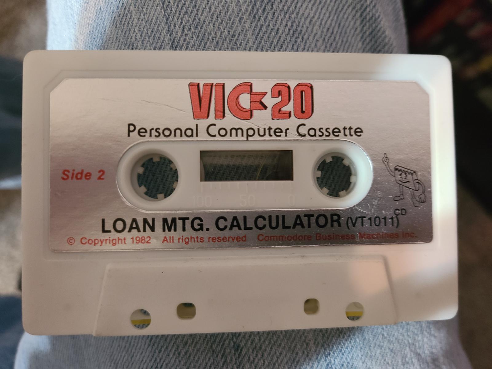 Loan Mtg. Calculator Vic-20