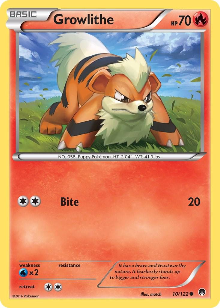 Growlithe #10 Pokemon BREAKpoint