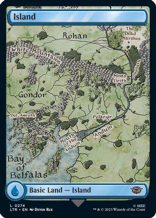 Island #274 Magic Lord of the Rings