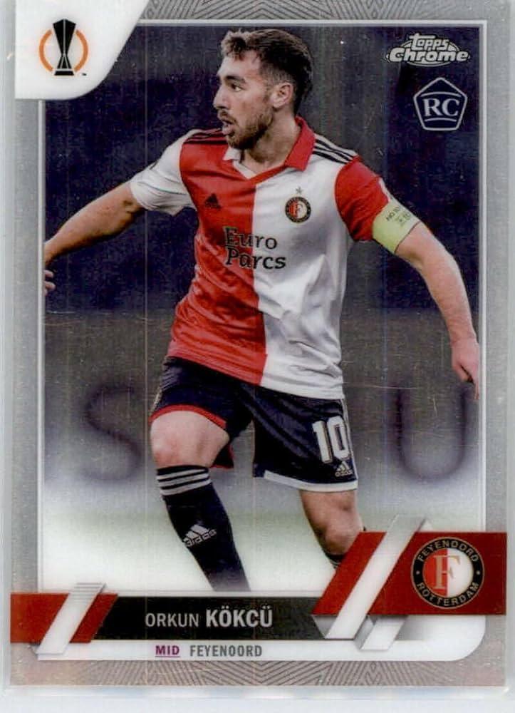 Orkun Kokcu #151 Soccer Cards 2022 Topps Chrome UEFA Club Competitions
