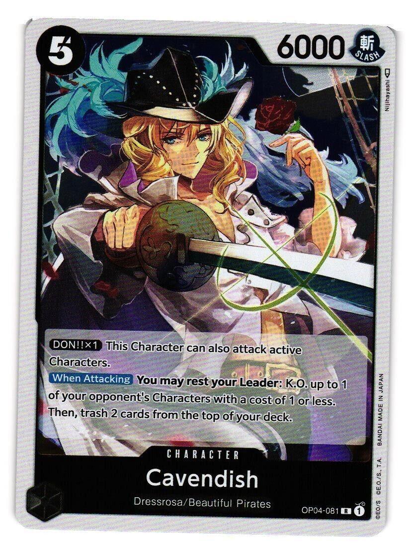 Cavendish OP04-081 One Piece Kingdoms of Intrigue