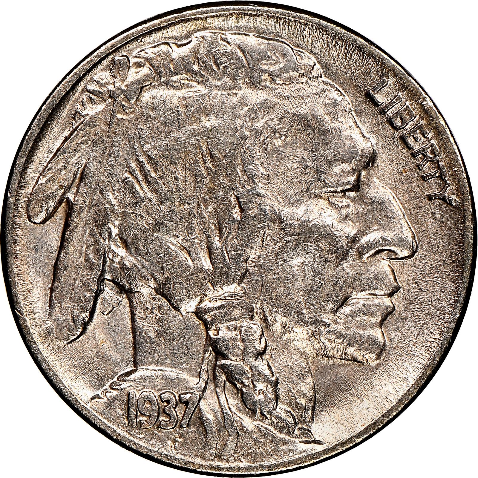 1937 D Coins Buffalo Nickel