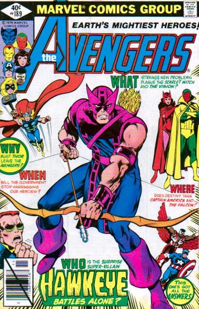Avengers #189 (1979) Comic Books Avengers