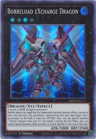 Borreload eXcharge Dragon MP20-EN117 YuGiOh 2020 Tin of Lost Memories Mega Pack