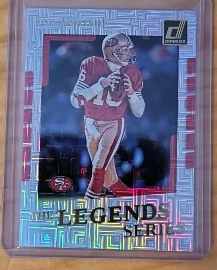 Joe Montana #6 Football Cards 2017 Panini Donruss the Legends Series