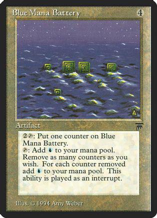 Blue Mana Battery Magic Legends