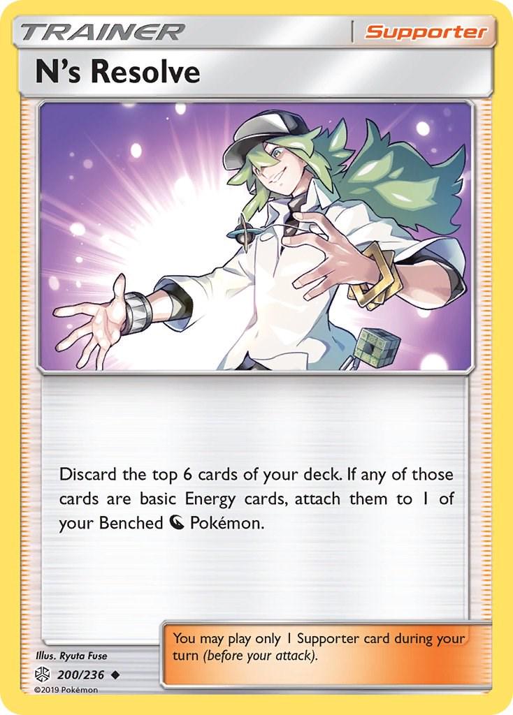 N's Resolve #200 Pokemon Cosmic Eclipse