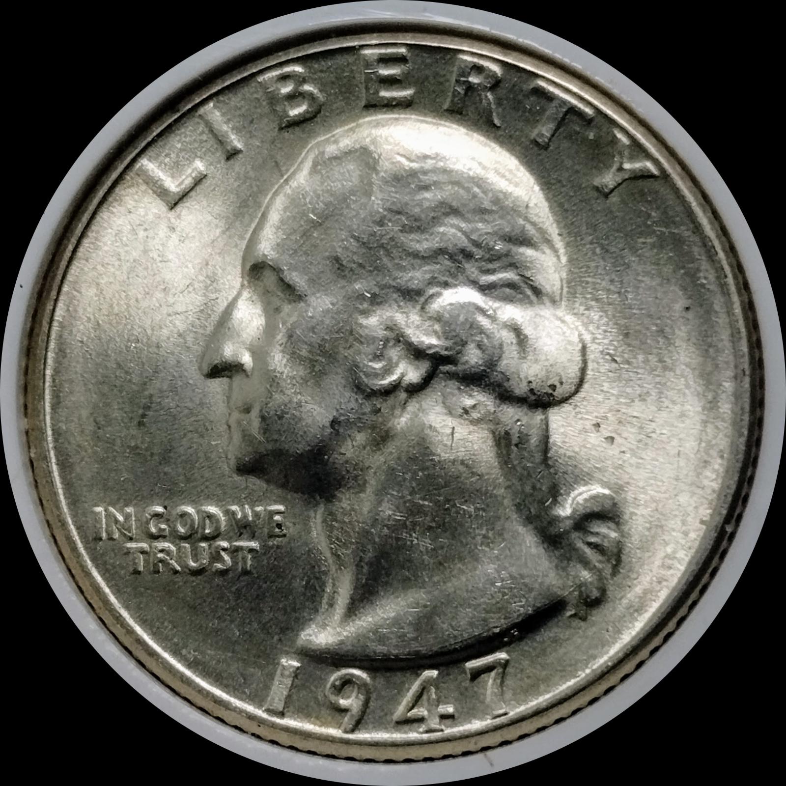 1947 D Coins Washington Quarter