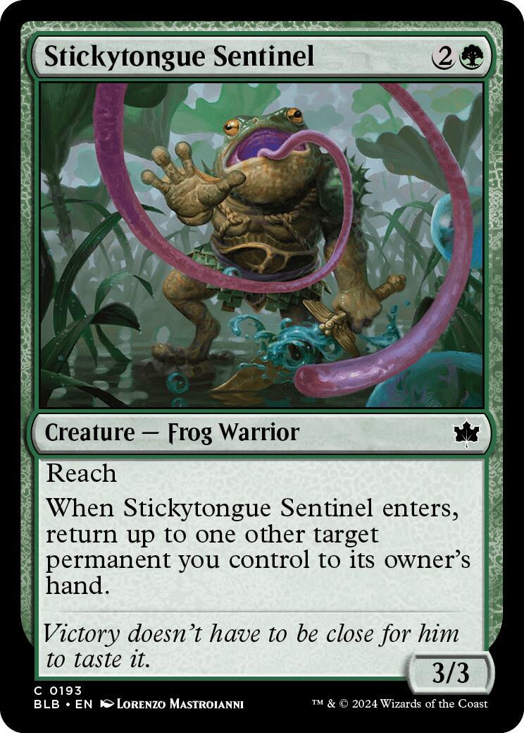 Stickytongue Sentinel #193 Magic Bloomburrow