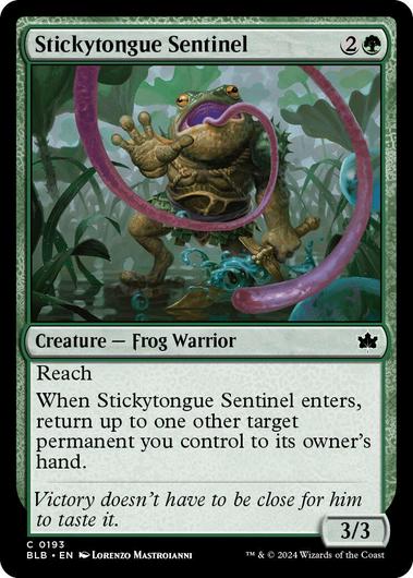 Stickytongue Sentinel #193 Cover Art