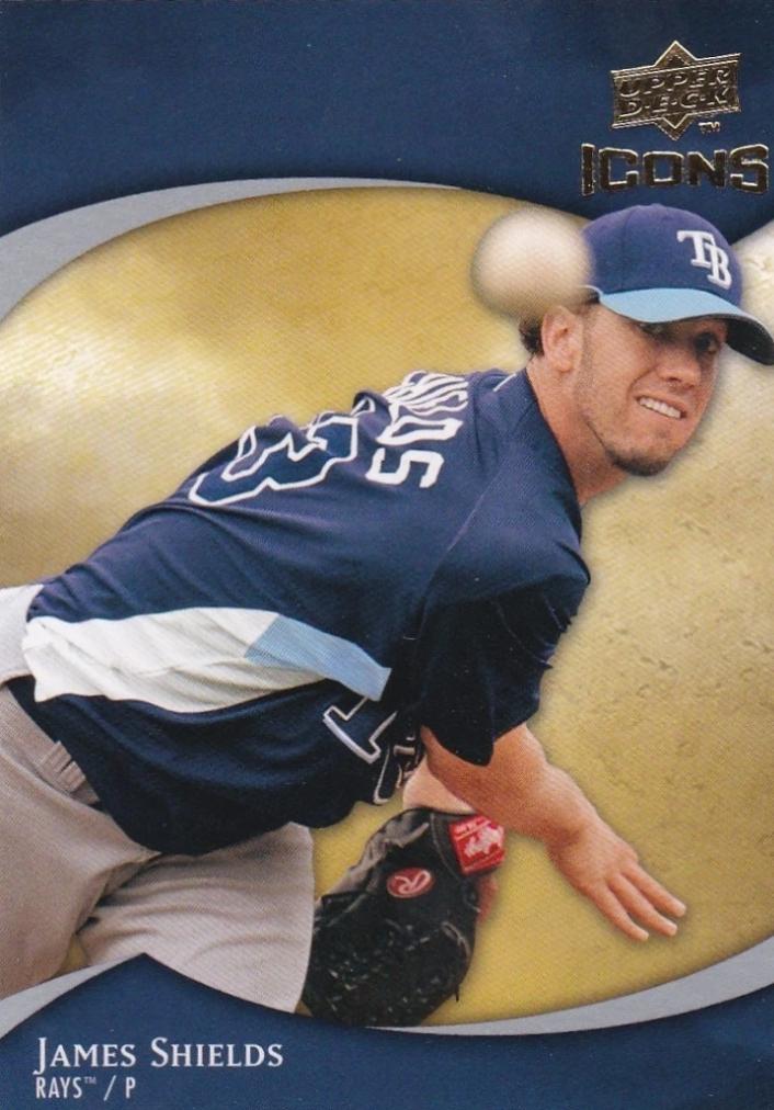 James Shields #49 Baseball Cards 2009 Upper Deck Icons