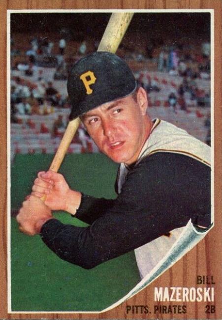 Bill Mazeroski #353 Baseball Cards 1962 Topps