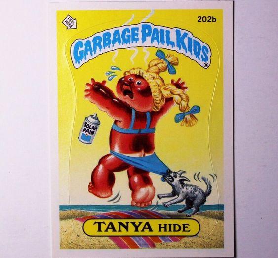 TANYA Hide #202b 1986 Garbage Pail Kids
