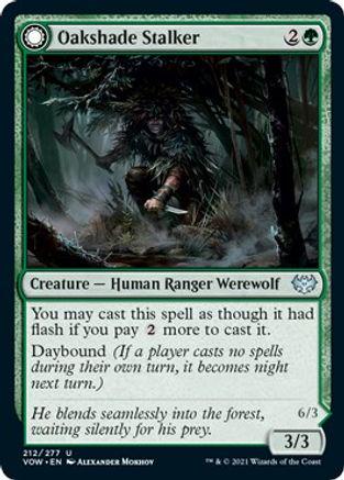 Oakshade Stalker #212 Magic Innistrad: Crimson Vow