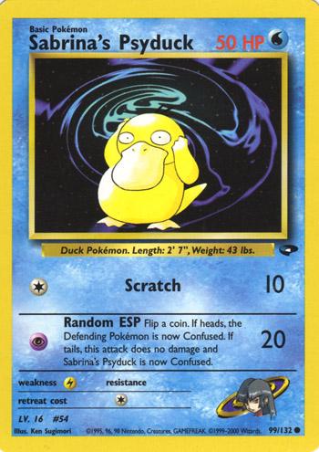 Sabrina's Psyduck #99 Pokemon Gym Challenge