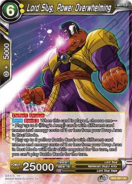 Lord Slug, Power Overwhelming DB3-091 Dragon Ball Super Giant Force